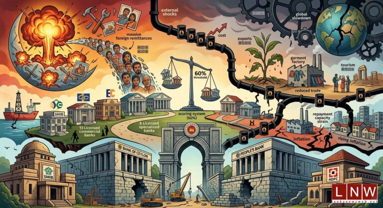 Sri Lanka Banks Face Pressure amid External Economic Shocks