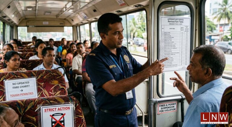 Strict Action Looms for Buses Failing to Display Updated Fare Charts