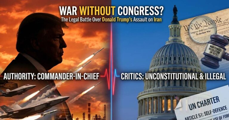 War Without Congress? The Legal Battle Over Donald Trump’s Assault on Iran