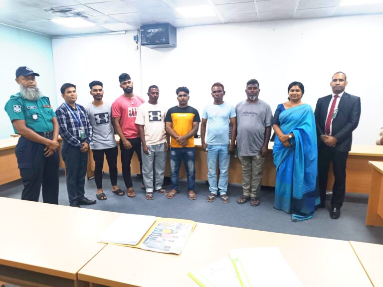 Detained Sri Lankan Fishermen Return Home After Months in Bangladesh Custody