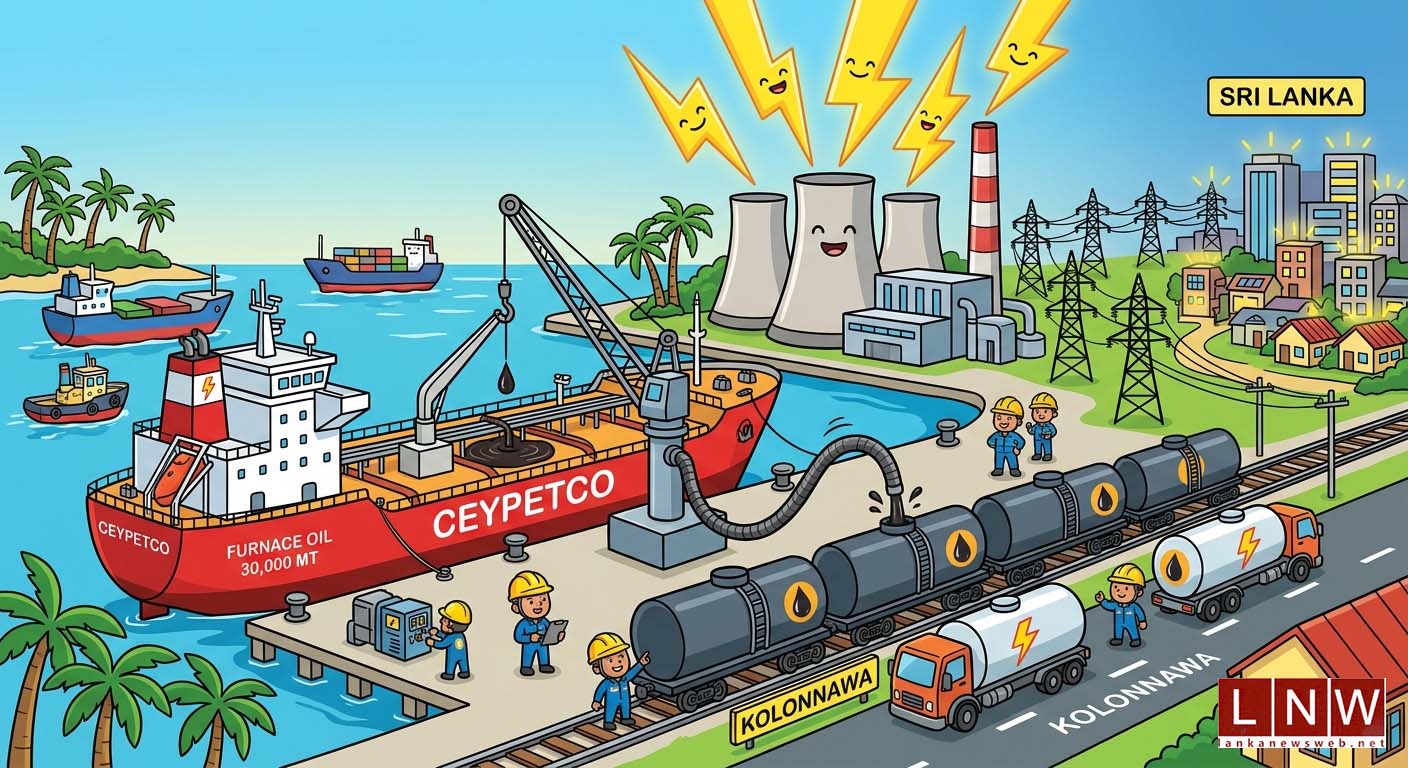 Fuel Shipment Bolsters Sri Lanka’s Power Generation Capacity