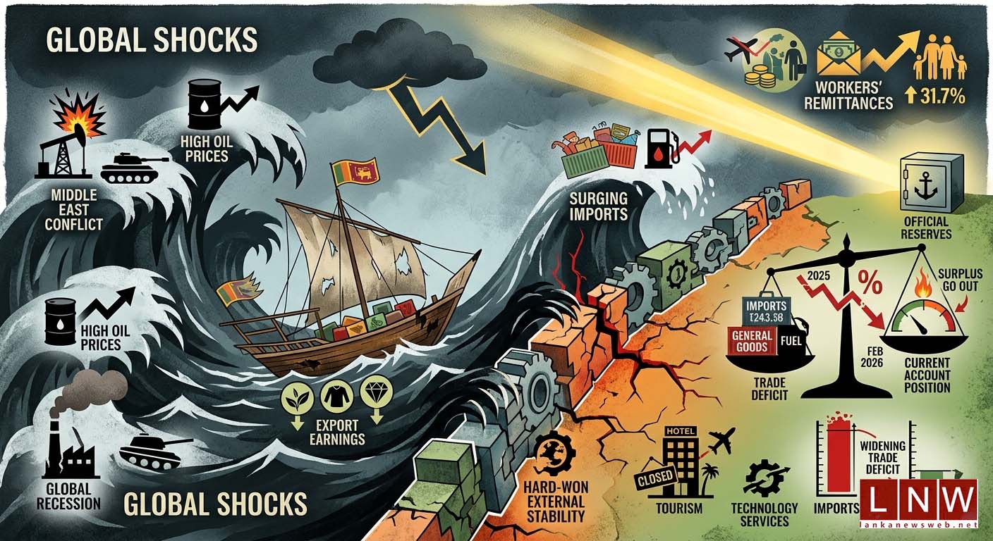 Global Shocks Erode Sri Lanka’s Hard won External Stability