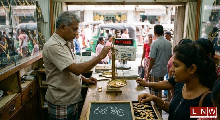 Gold Prices Surge in Sri Lanka Amid Global Market Rally