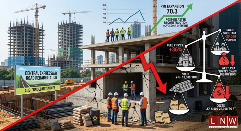 Sri Lanka Construction Boom Masks Deepening Cost Crisis
