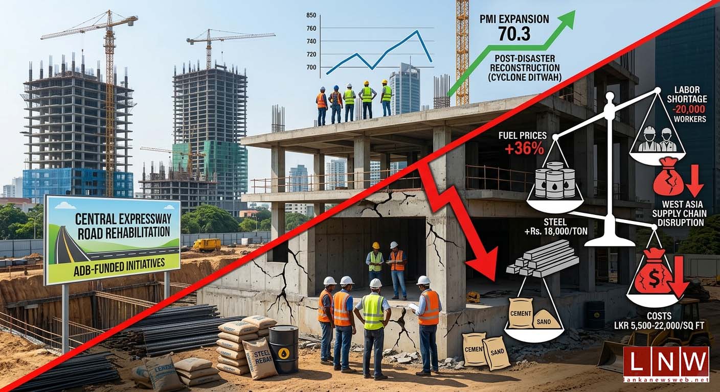 Sri Lanka Construction Boom Masks Deepening Cost Crisis