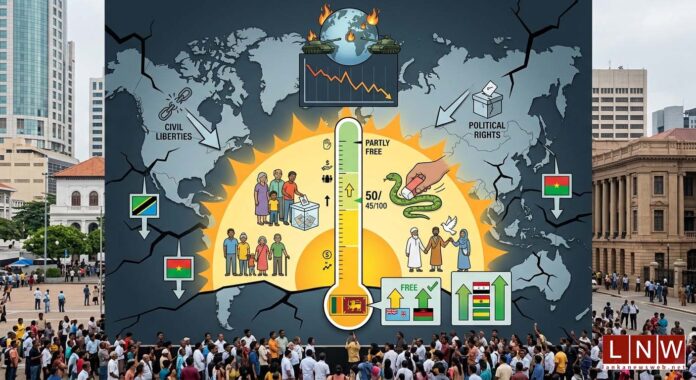 Sri Lanka Marks Democratic Gains Despite Continued Global Decline in Freedom
