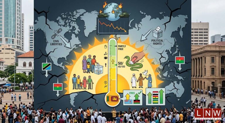 Sri Lanka Marks Democratic Gains Despite Continued Global Decline in Freedom