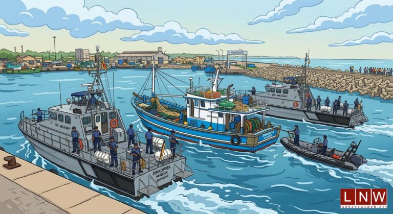 Suspected Drug-Smuggling Vessel Escorted to Harbour After Naval Interception