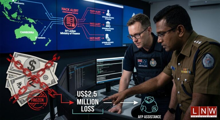 Australian Authorities Join Probe Into Multi-Million Dollar Cyber Fraud in Sri Lanka