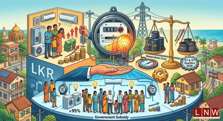 Electricity Tariff Changes Come Into Effect Across Sri Lanka