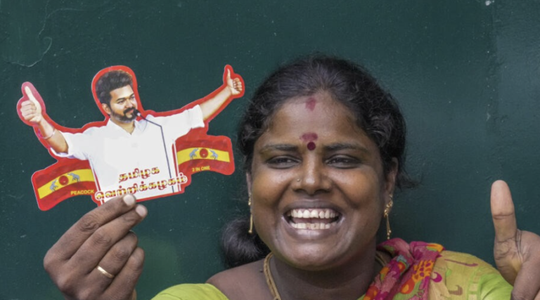 Vijay’s TVK Emerges as Largest Party in Tamil Nadu, Falls Short of Majority