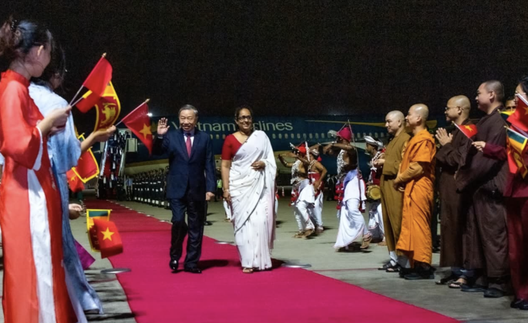 Vietnamese President Tô Lâm Arrives in Sri Lanka on State Visit