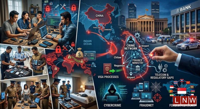 Sri Lanka Faces Surge in Foreign-Linked Cybercrime Networks