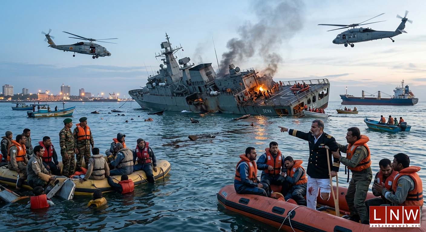 Survivor Claims Planned Attack on Disabled Iranian Warship near Sri Lanka