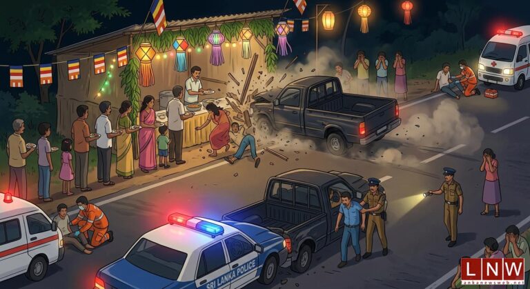 Drunk Driver Arrested Following Fatal Meegoda Vesak Tragedy