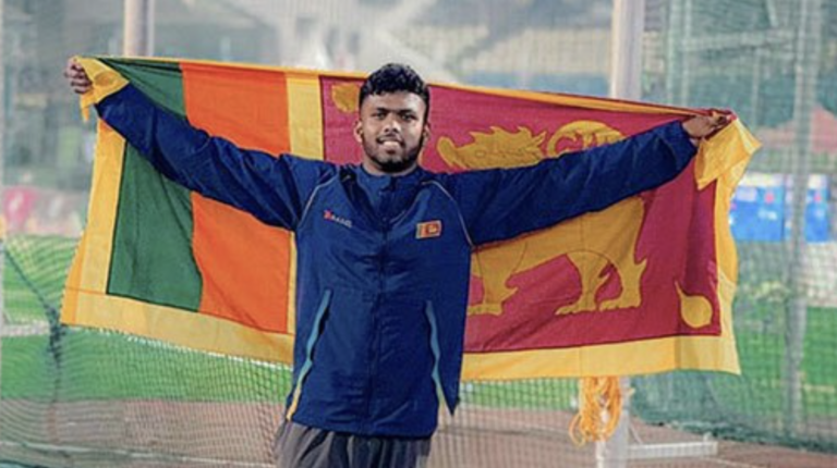 Rumesh Tharanga Sets National Record with Historic 92.62m Throw at Rome Diamond League