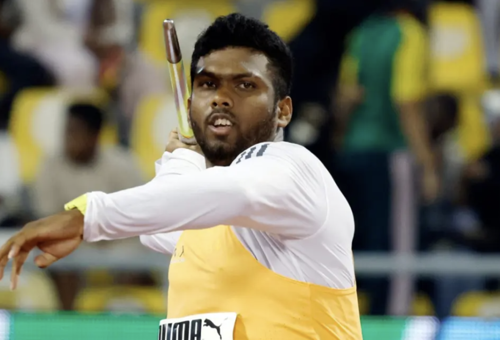 Rumesh Tharanga Pathirage in action