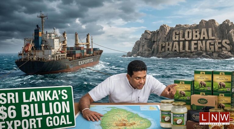 Sri Lanka’s $6 Billion Export Goal Faces Tough Global Reality