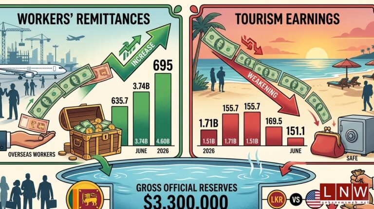 Falling Tourism Revenue Weighs on Sri Lanka’s Foreign Exchange Outlook