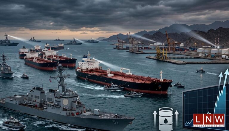 Oil Prices Jump to One-Month High Amid Hormuz Shipping Fears