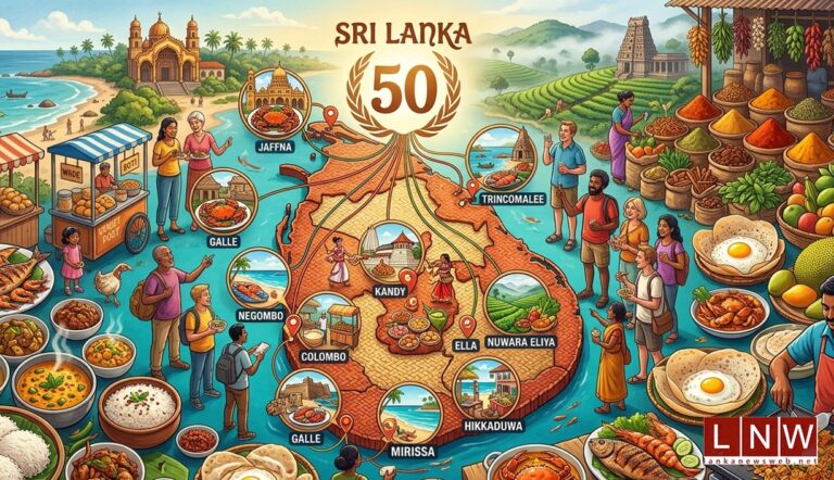 Sri Lanka Recognised Among World’s Top 50 Culinary Destinations for 2026