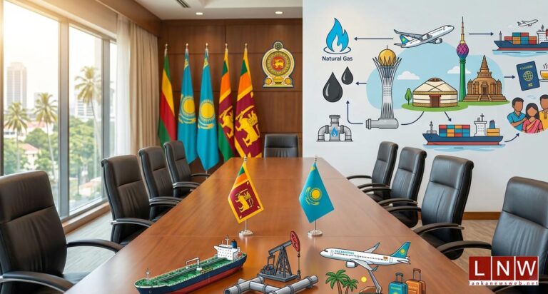 Sri Lanka and Kazakhstan Seek Closer Energy and Trade Partnership