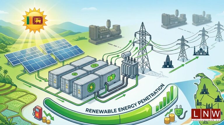 Sri Lanka to Deploy 250MW Battery Storage Network to Boost Power Grid