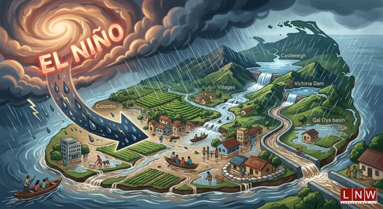 El Niño Could Bring Heavier Rains and Flood Risk to Sri Lanka