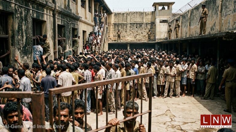 Over 72% of Sri Lanka’s Prison Population Awaiting Trial as Overcrowding Crisis Deepens