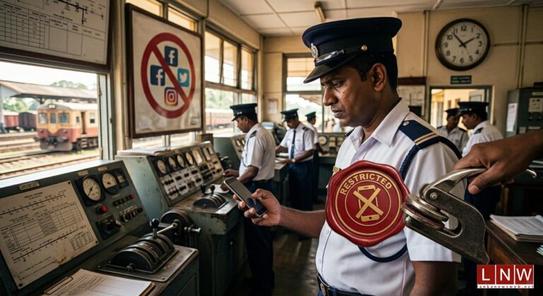 Sri Lanka Railways Tightens Rules on Social Media Use During Duty