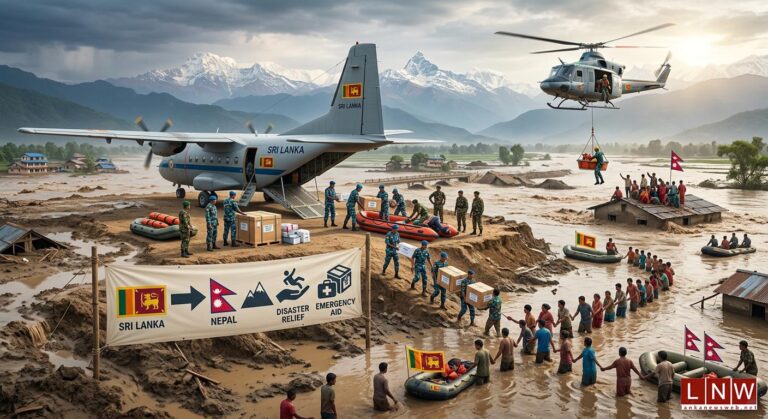 Sri Lanka Set to Send Disaster Relief Teams to Flood-Hit Nepal