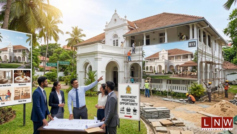 State Opens Colombo Bungalows to Private Investors on 30-Year Leases