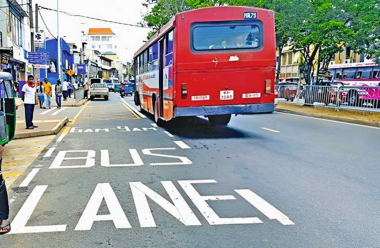 Colombo Bus Priority Lanes to Return Under New Pilot Scheme
