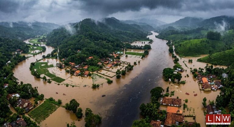 Heavy Rains Push River Levels Towards Flood Thresholds Across Sri Lanka