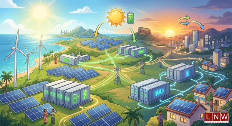 Sri Lanka Plans Major Expansion of Renewable Power and Battery Storage