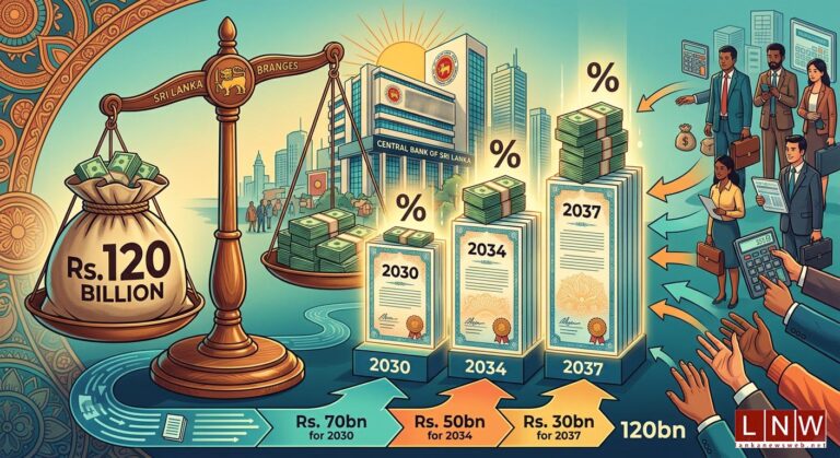 Sri Lanka Raises Rs.120 Billion Through Three Government Bond Issues