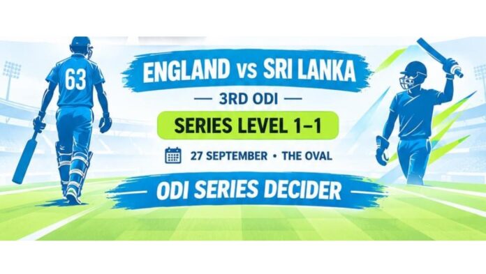 Sri Lanka and England set for ODI decider as Buttler misses final clash